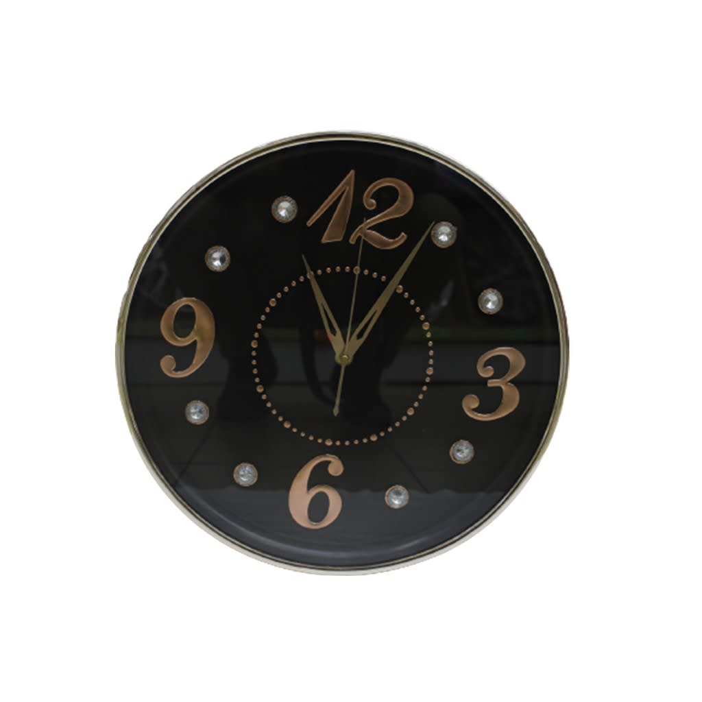 Round Wall Clock (Black)
