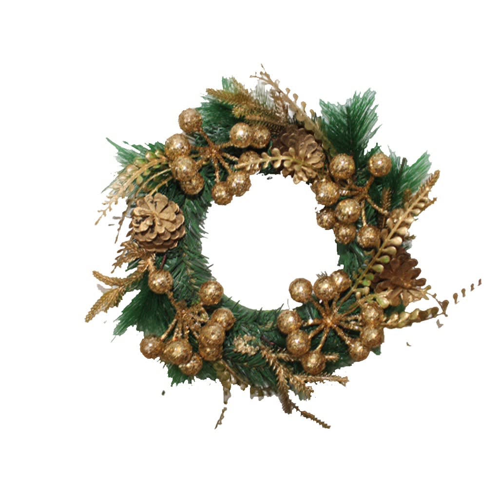 Christmas Wreaths (Brown)