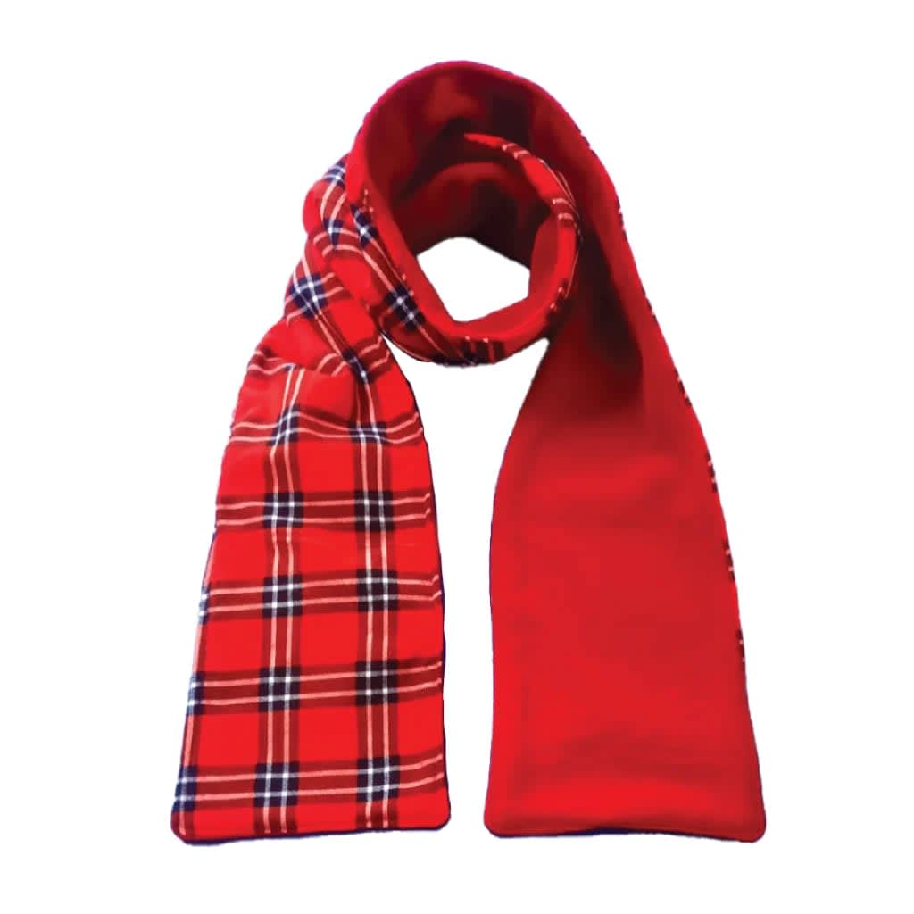 Maasai Fleece Scarf (Original red) - view 1