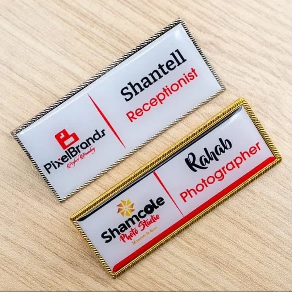 Pin Nametags - view 1