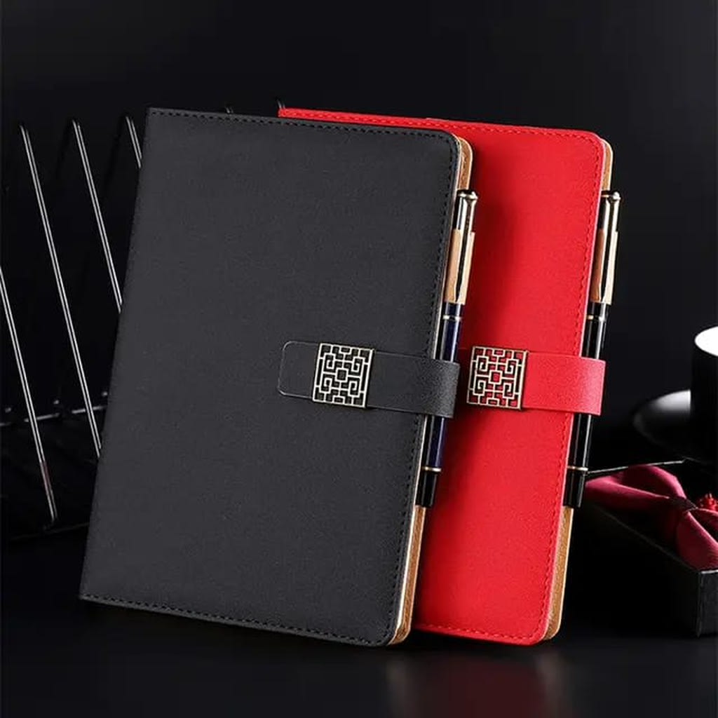 A5 Checked Buckle Notebook - view 1