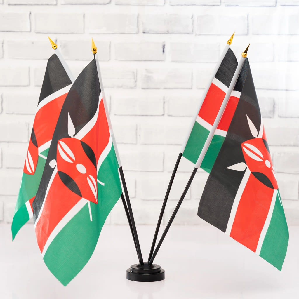 4-Flags Black Pole Stand - view 1