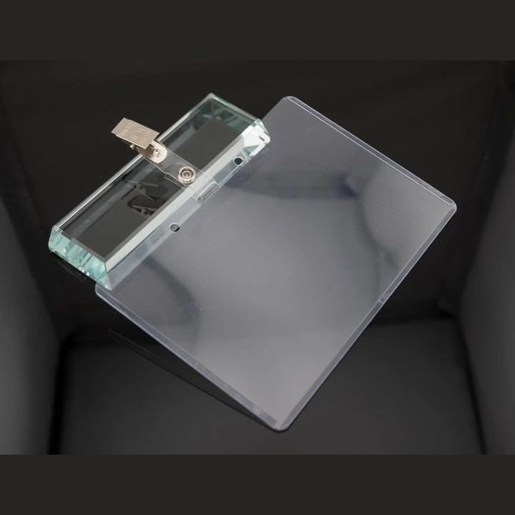 B4 Light Plastic ID Holders with Clip - view 1