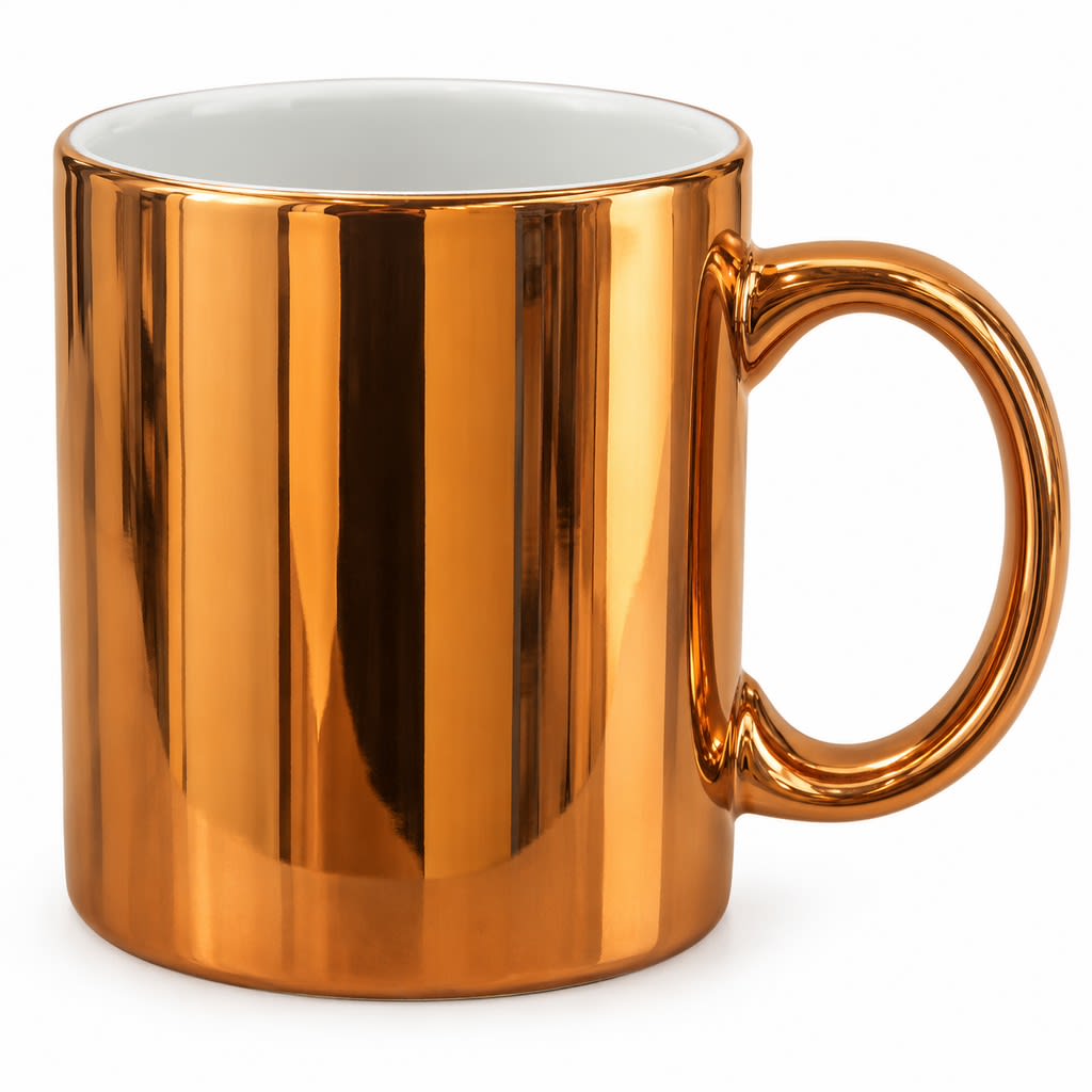 Rose Gold Ceramic Mug - view 1