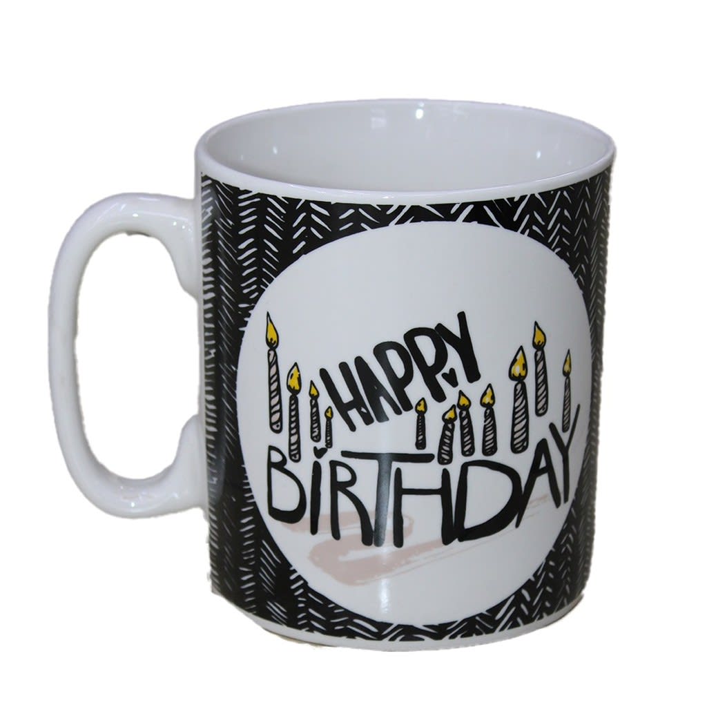Happy Birthday Mug (Silver) - view 1