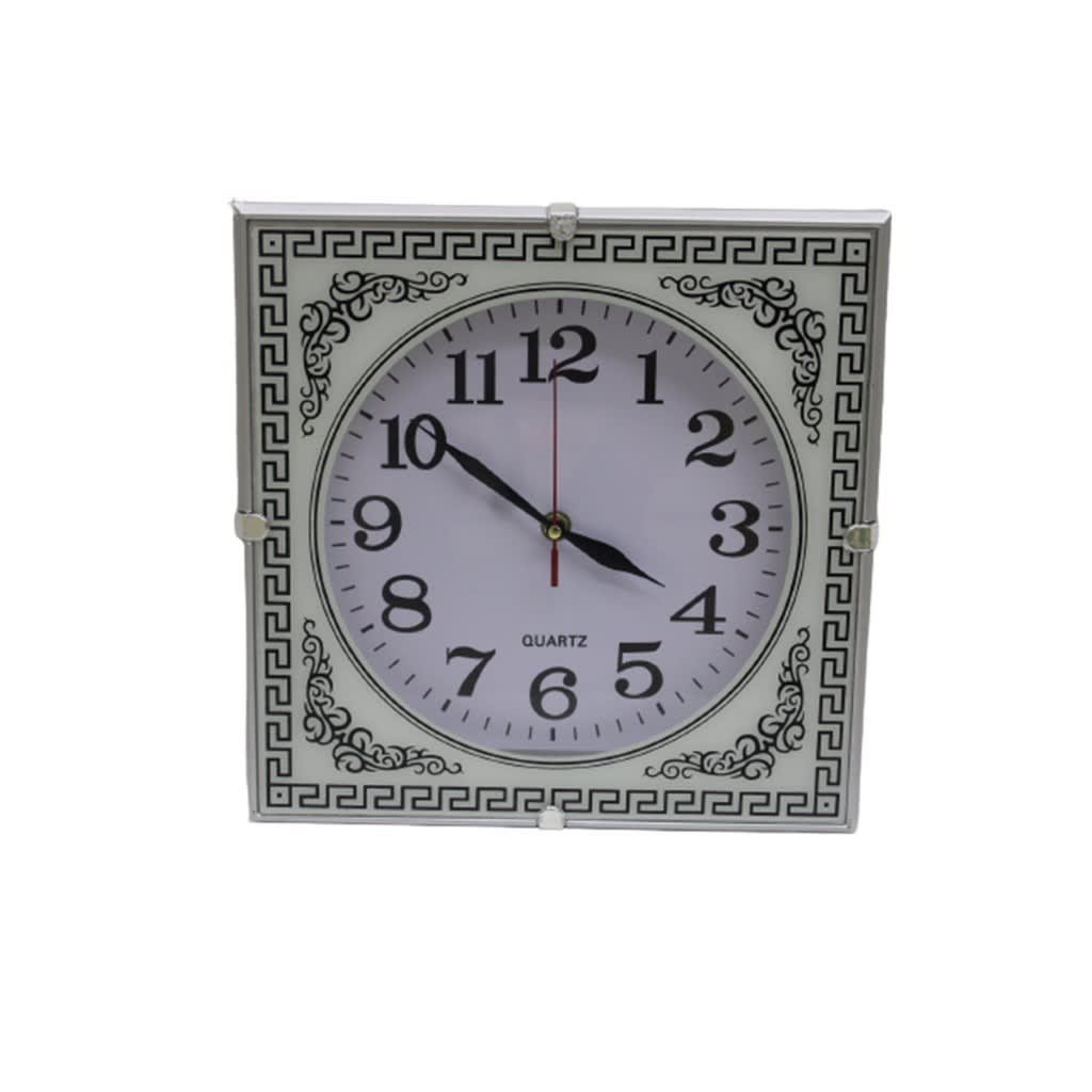 White Square Wall Clock - view 1
