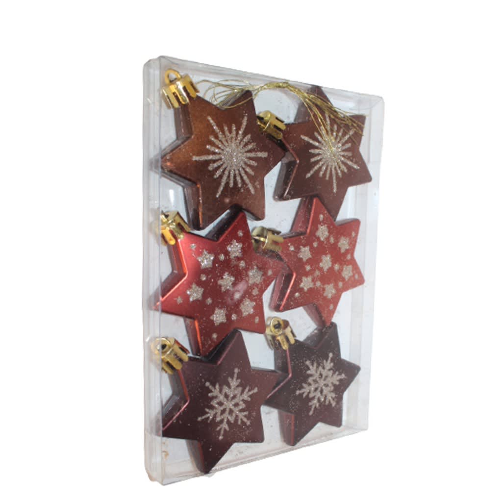 Christmas Tree Decorations (Brown & Silver) - view 1