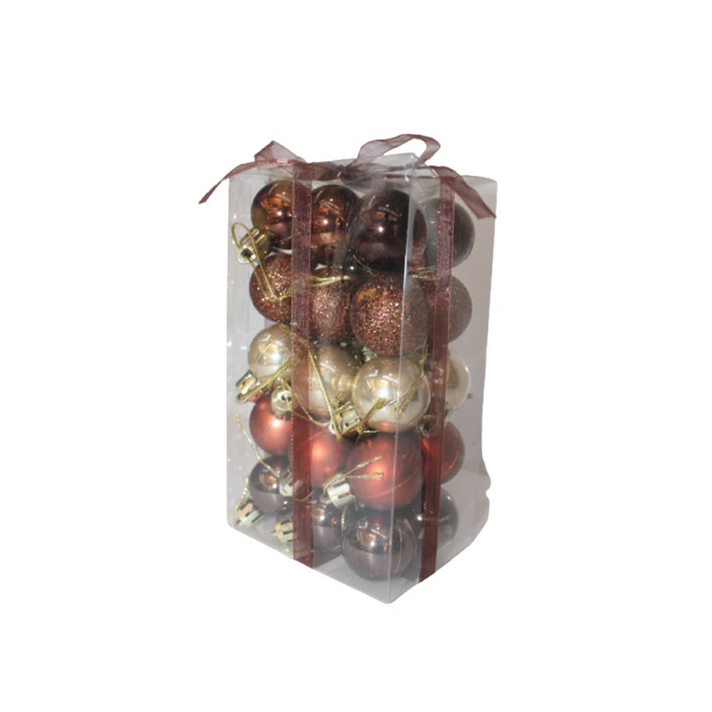 Christmas Tree Decoration Balls (Grey) - view 1