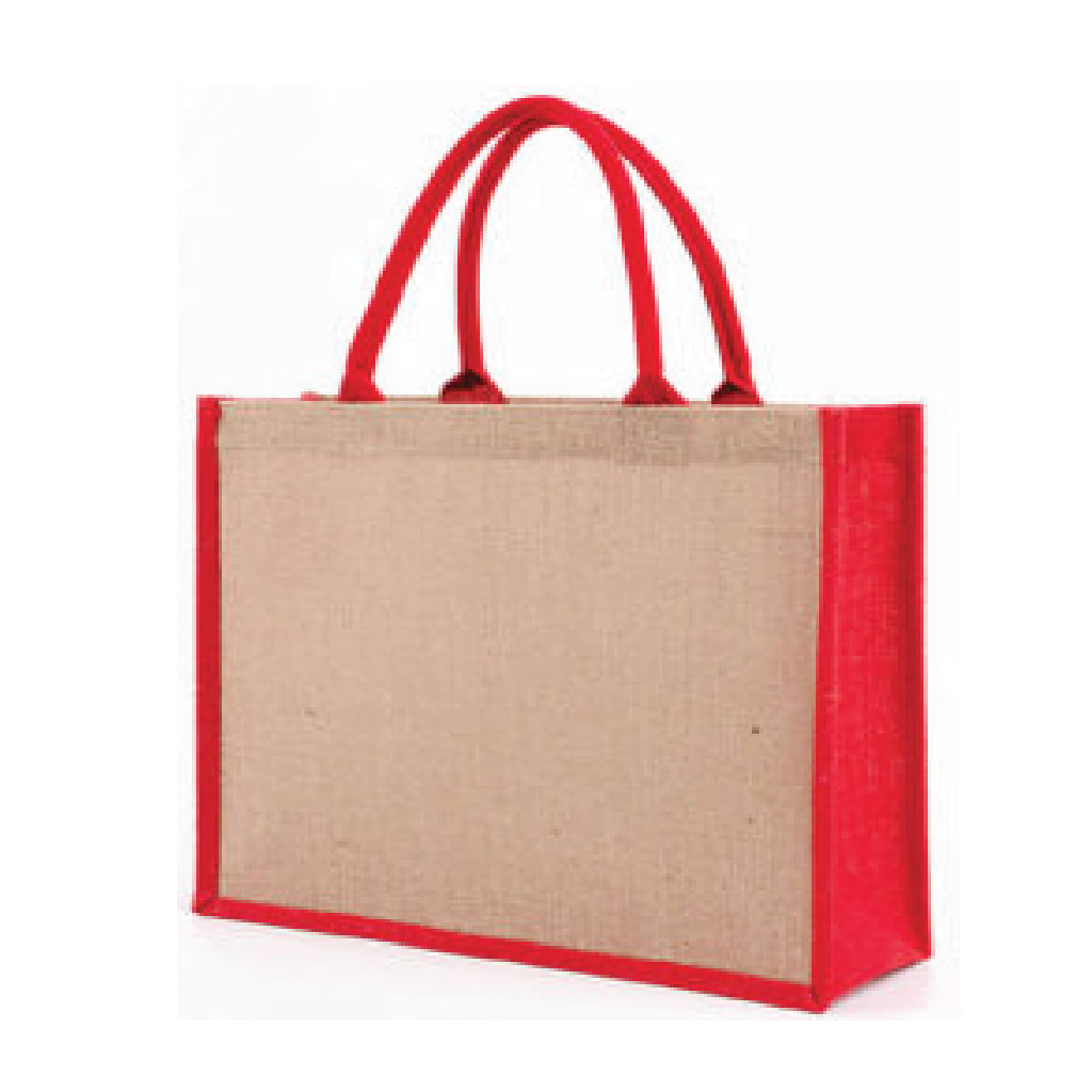 Custom Edge color sided Jute Bag (A3)
