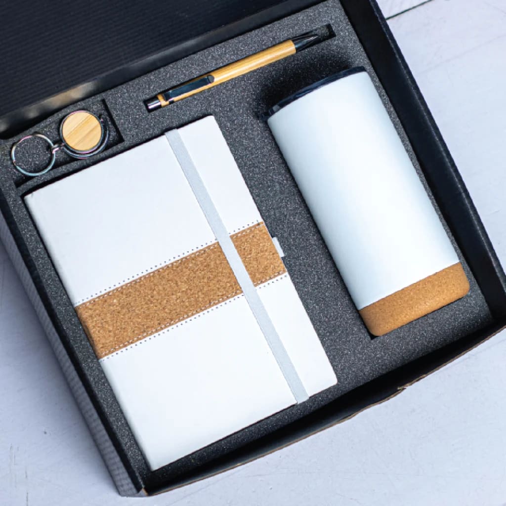 Eco Cork Executive Set (White)