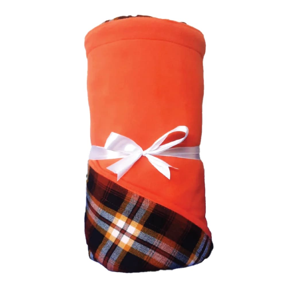 Maasai Fleece Blanket (Kilimanjaro Orange)