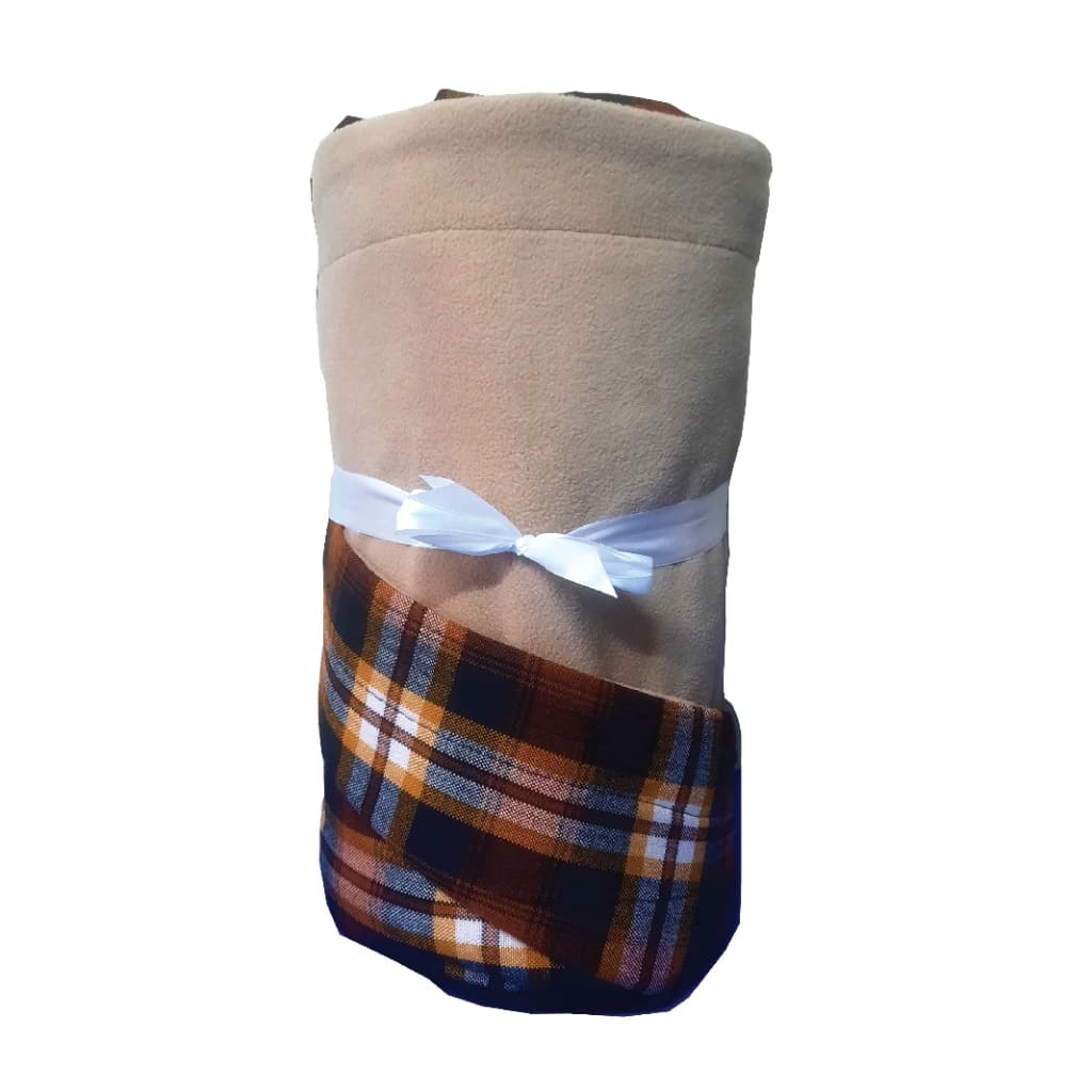 Maasai Fleece Blanket Heavy (Crimson)