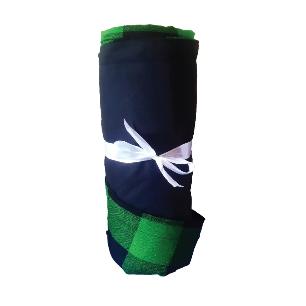 Maasai Fleece Blanket Light (Hulk Black)