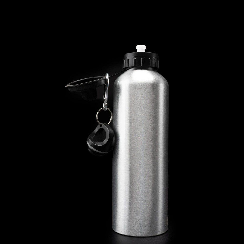 Silver Bottles with Two Lids