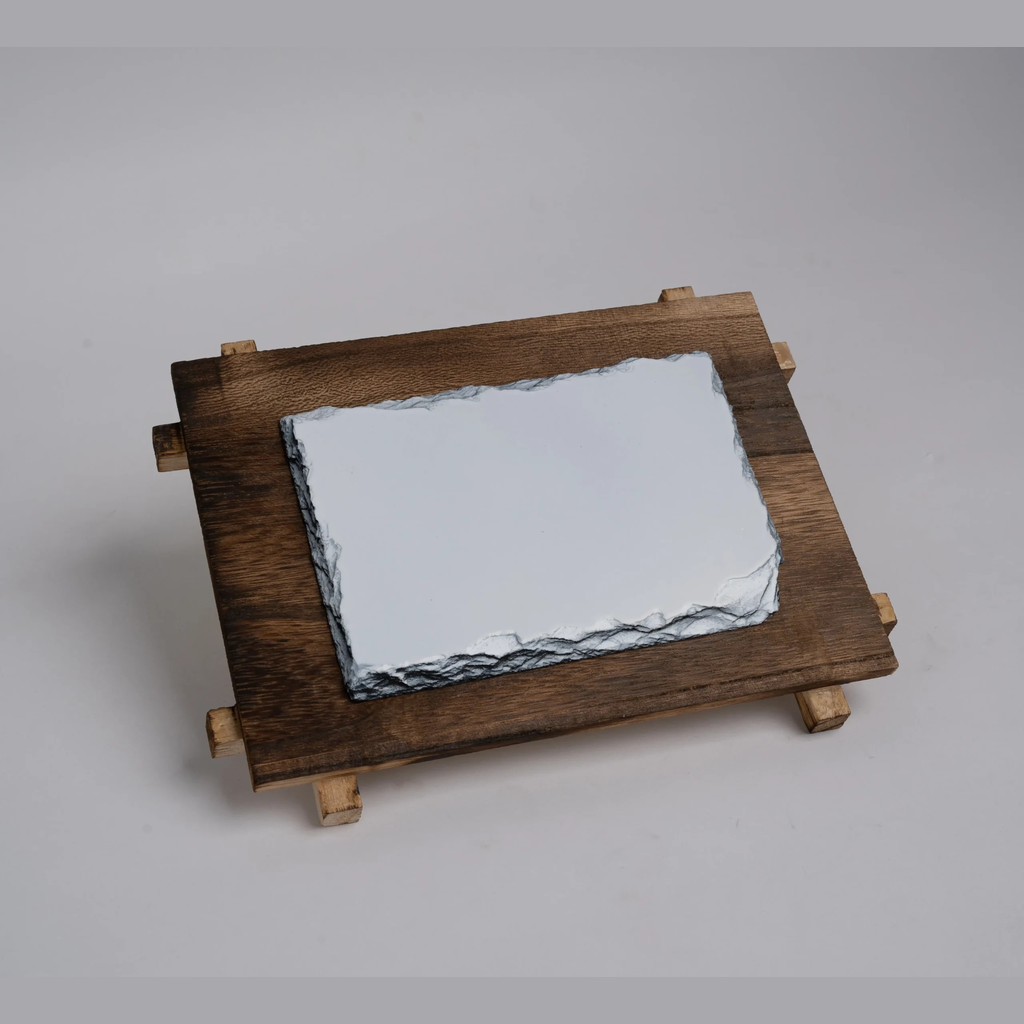 Wooden Rock Slates A4