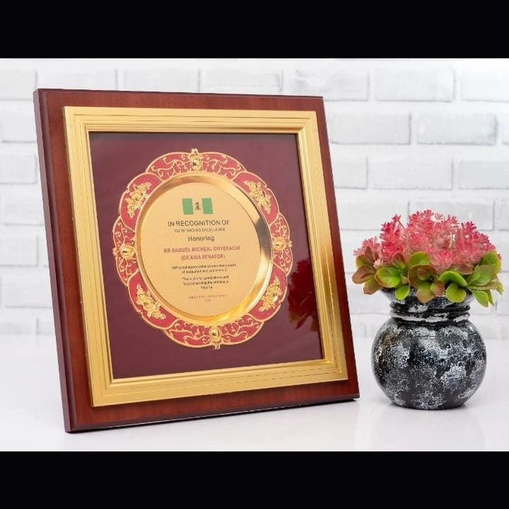Executive Wooden Awards Square