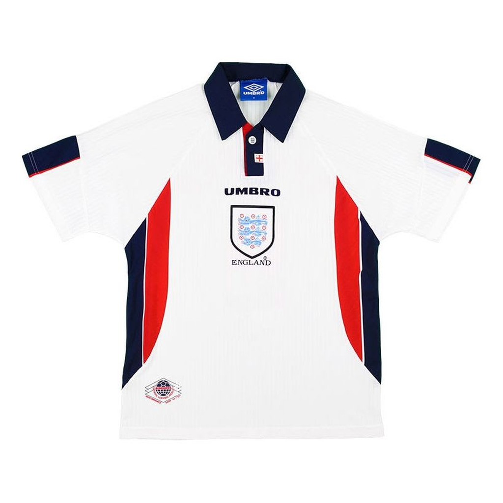 England White Umbro Button