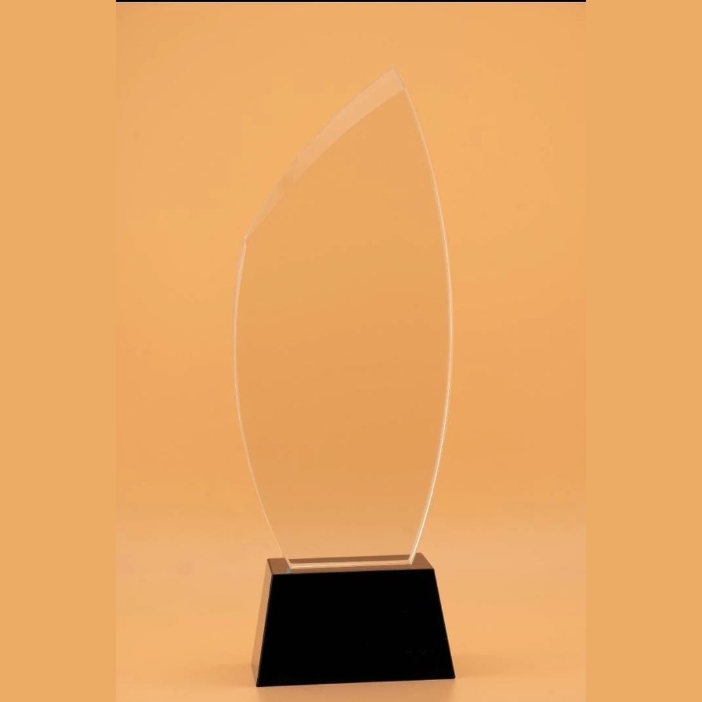 Long Glass Award Curved