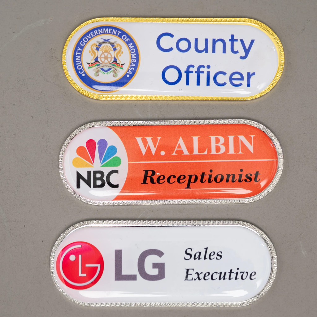 Round Corner Nametags
