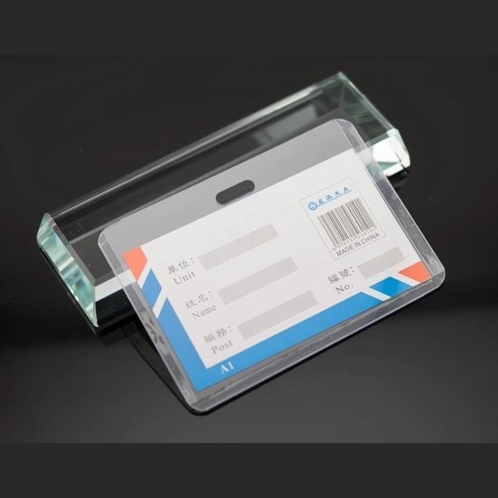 Light Frosted Card Holders