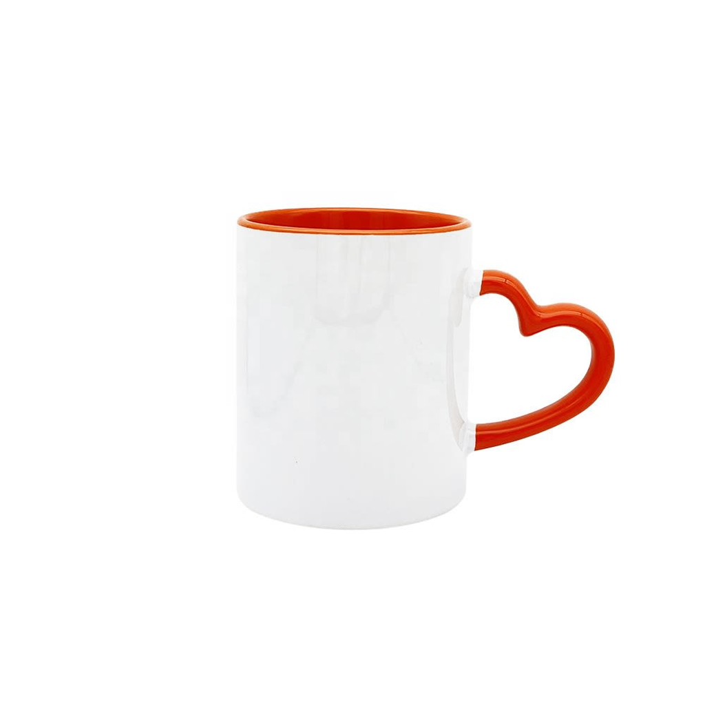 Heart Handle Sublimation Mug