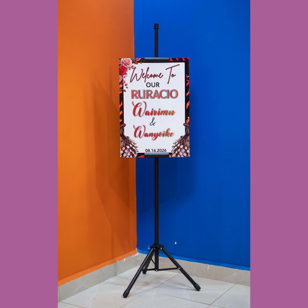 Adjustable Tripod Banner Stand