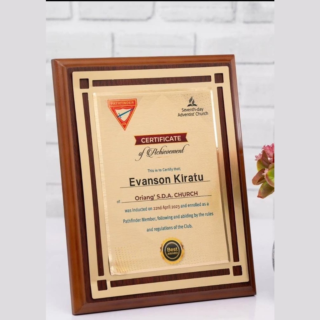 Rectangular Wooden Awards
