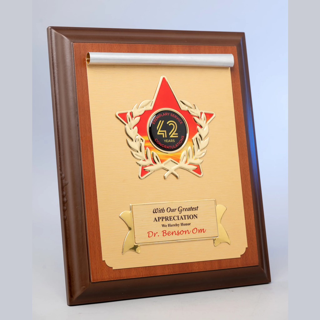 Executive Wooden Awards A4