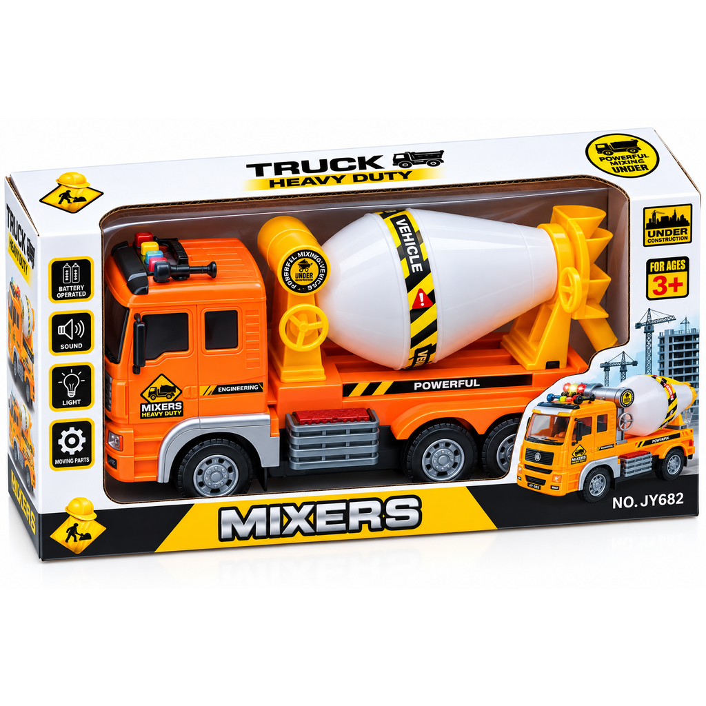 Heavy Duty Truck (Orange)