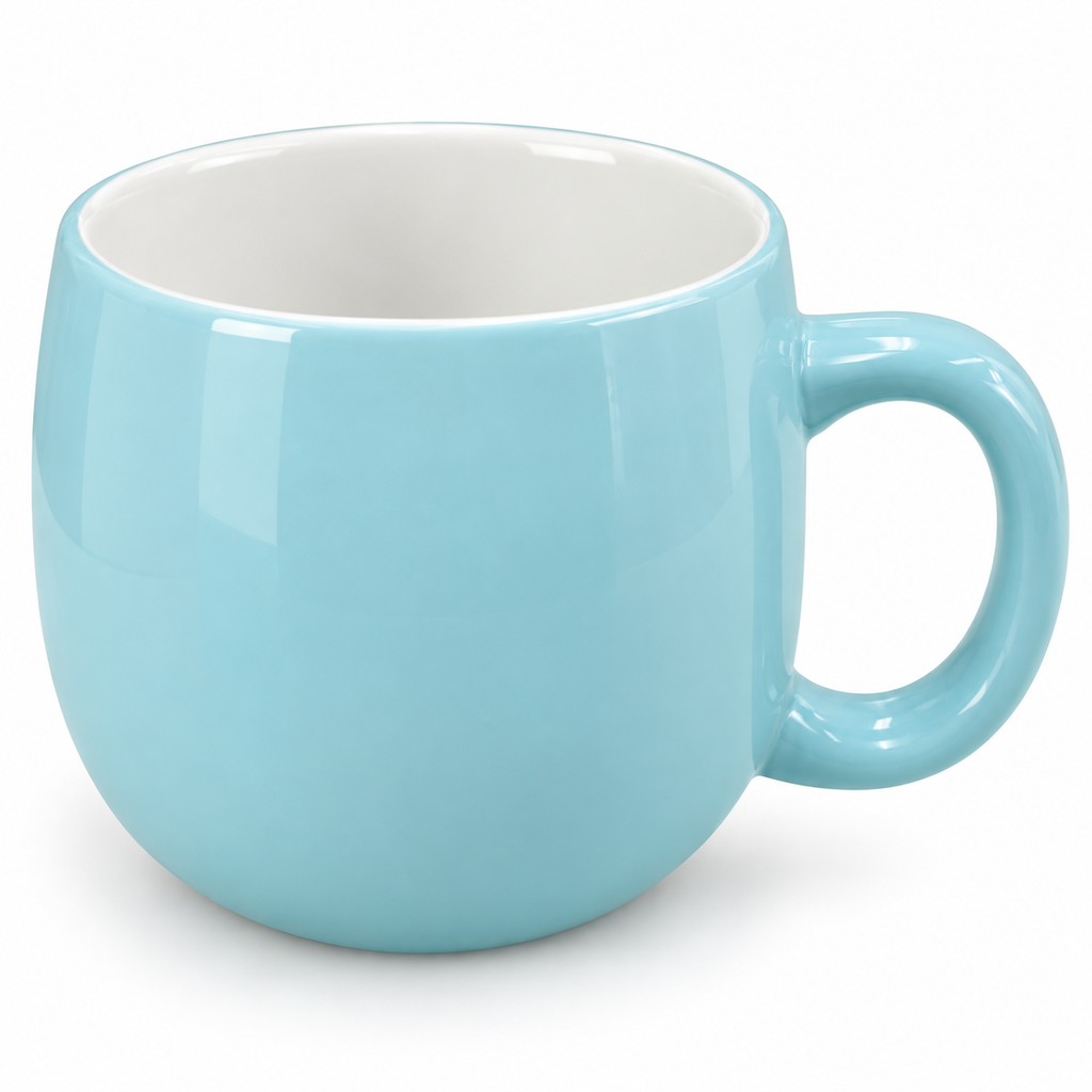 Round Ceramic Coffee Mug