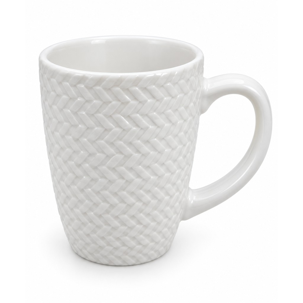 Woven Texture Ceramic Mug