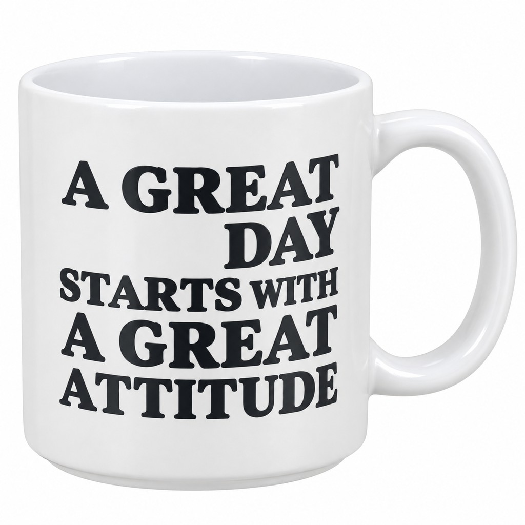 Great Attitude Motivational Mug