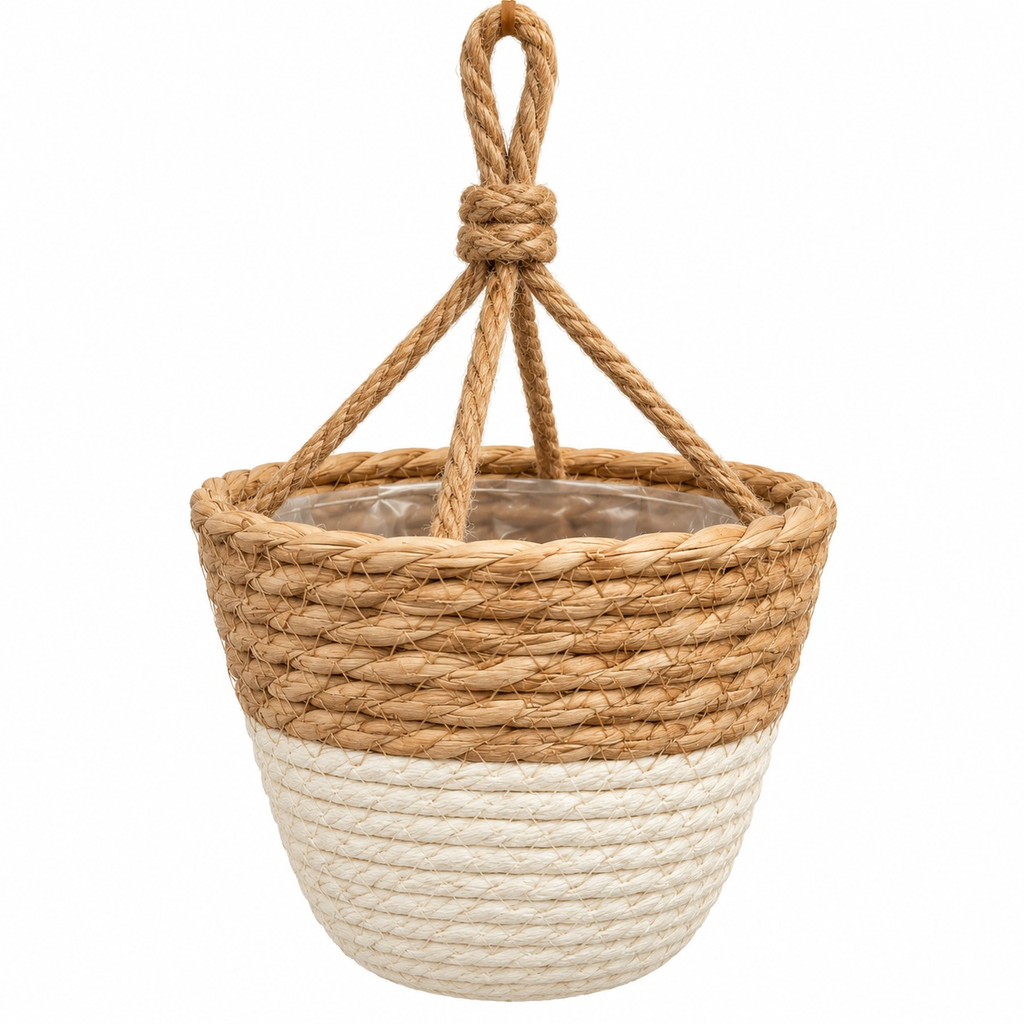 Jute Rope Hanging Planter