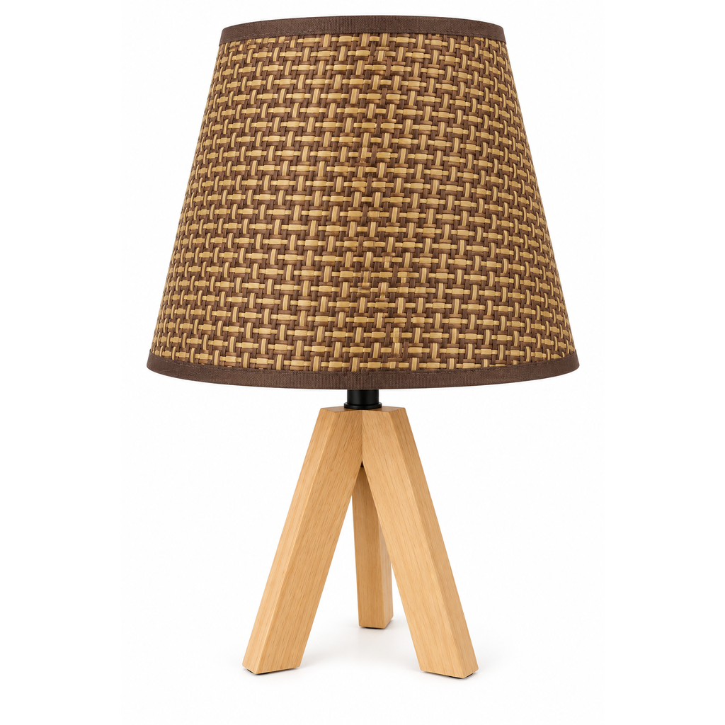 Lampshade( Wooden Tripod Stand)