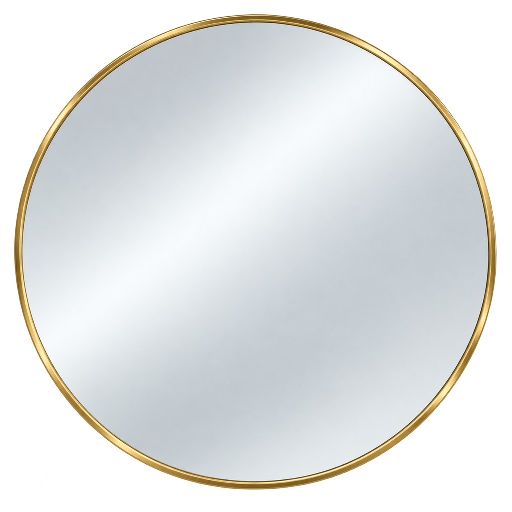Round Mirror (Gold) 60cm