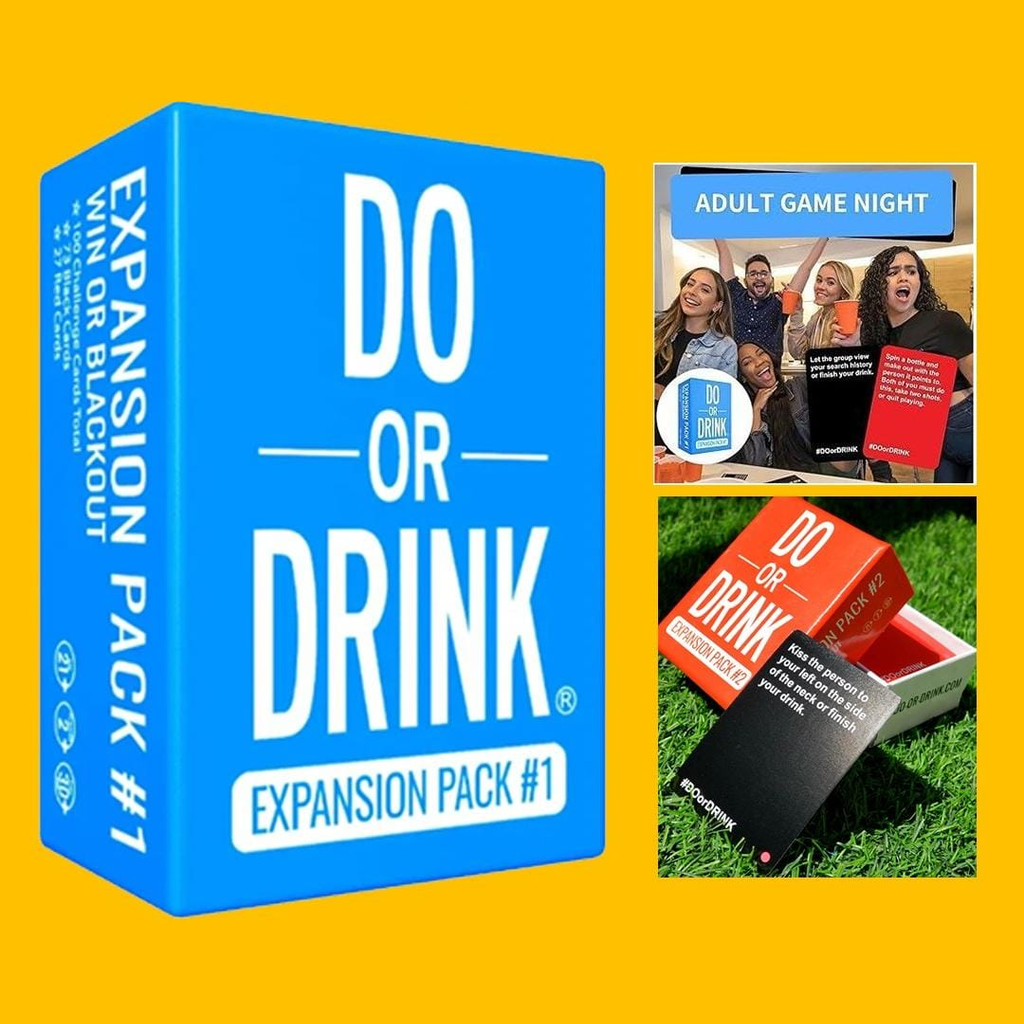 Do Or Drink Expansion Pack 1 Drinking Card Game Truth Or Dare Adult Couple Games