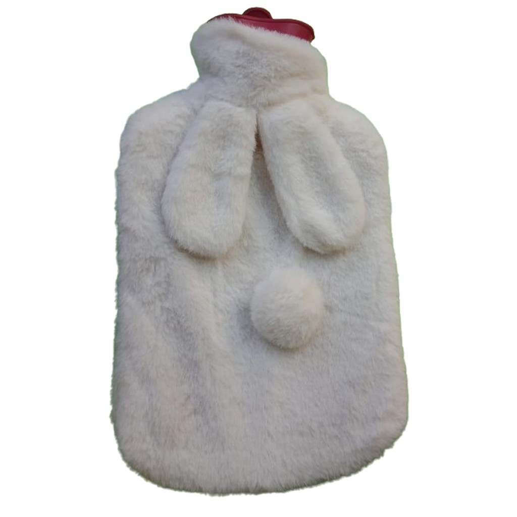 Hot water bottle (Grey & Silver, Design C)