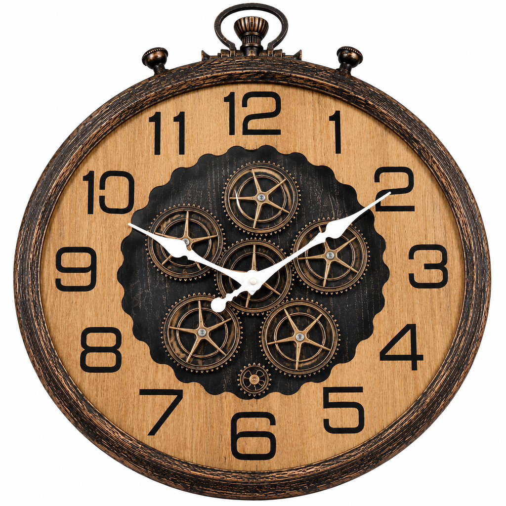 Vintage gear clock