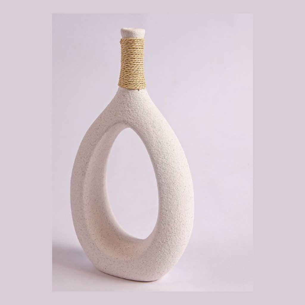 Ceramic Vase (Silver)