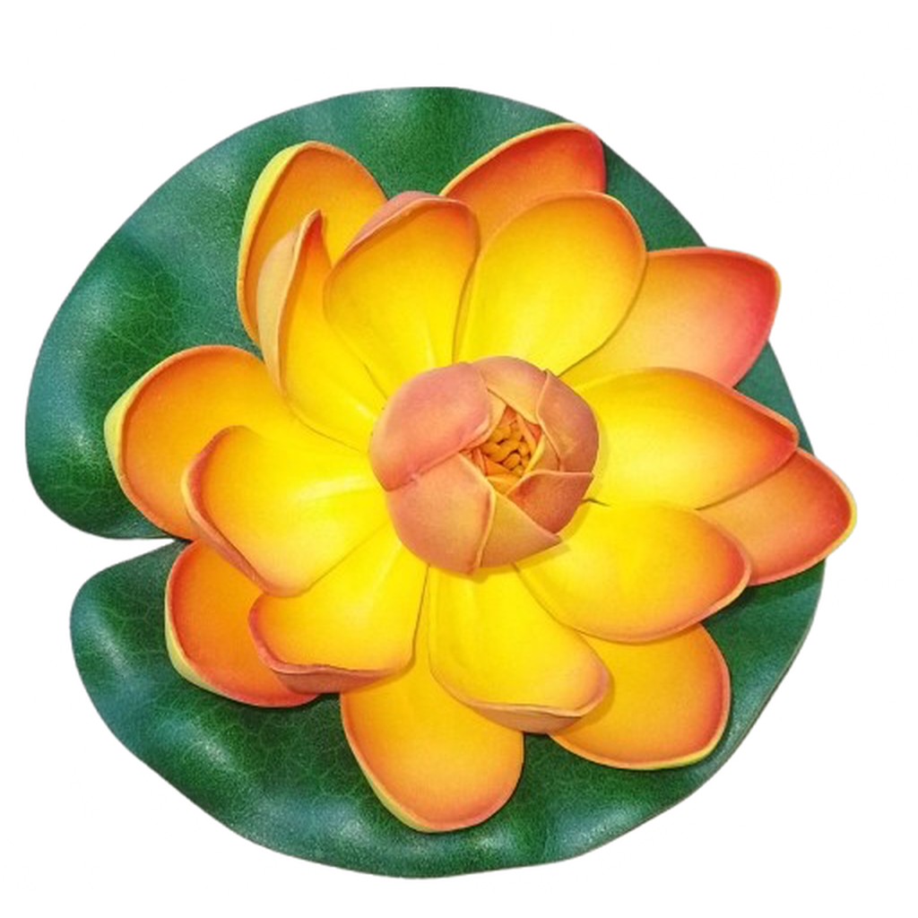 Artificial Floating Lotus Flower (Yellow)