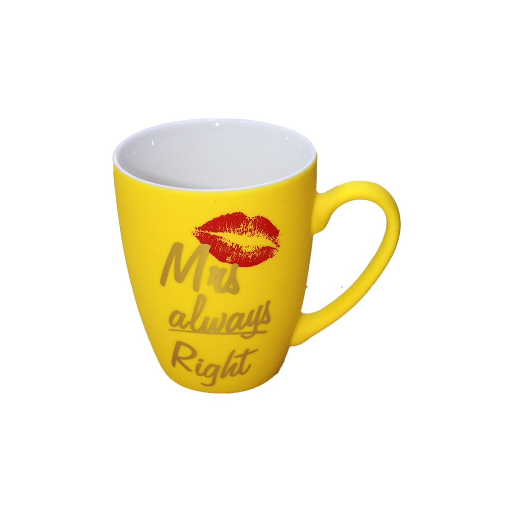 Ceramic Message Mugs (Yellow)