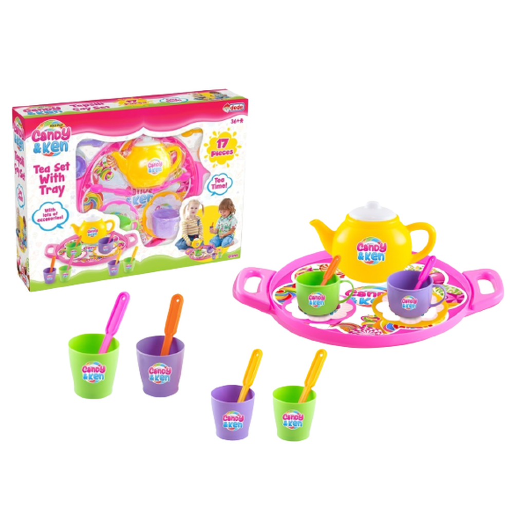 Tea Set With Tray