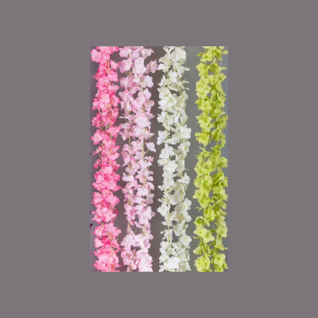 Artificial hanging flowers