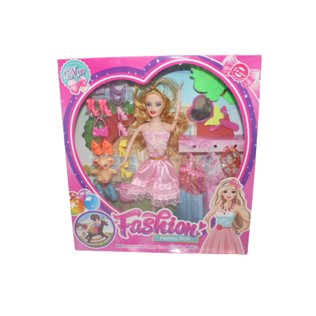 Fashion Doll Sets (Pink)