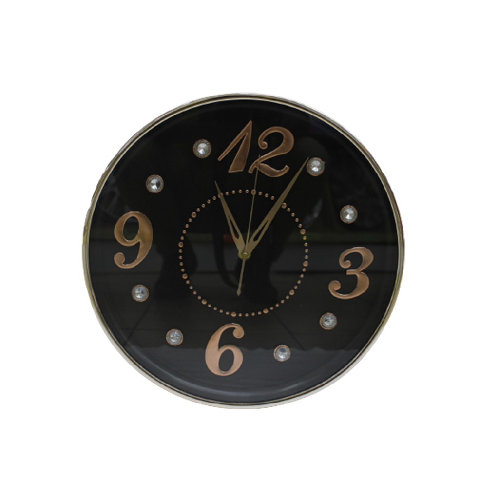 Round Wall Clock (Black)