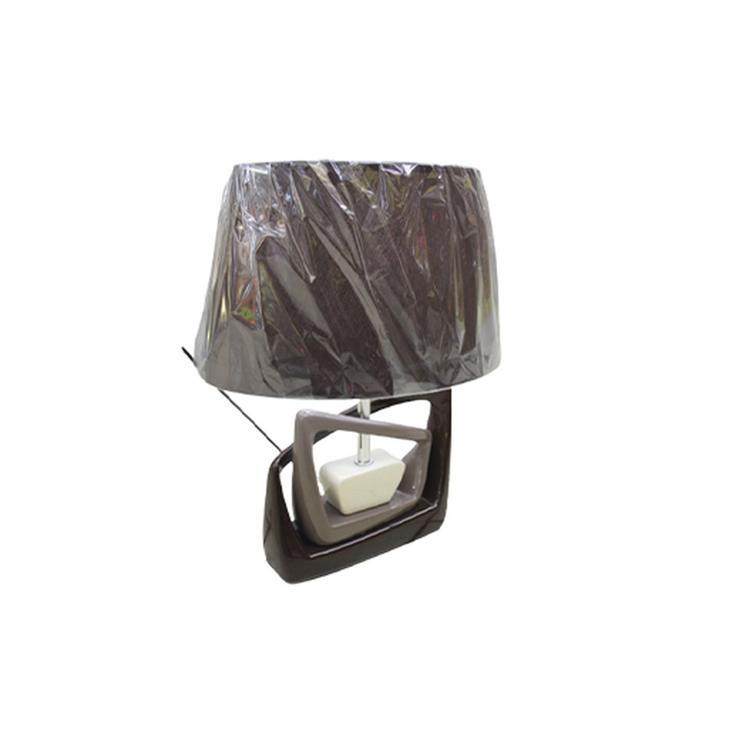 Ceramic Table Lamp & Handmade Lamp Shade