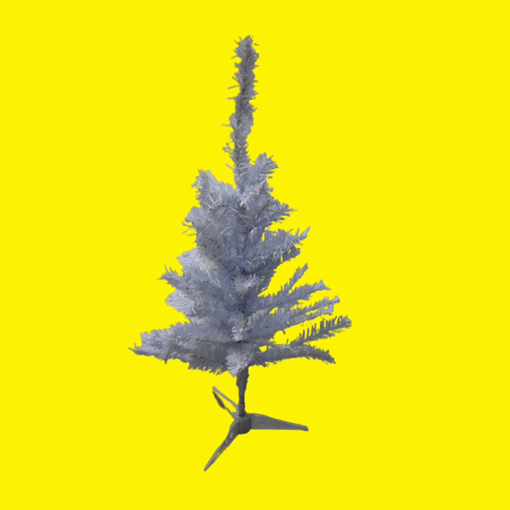 White Christmas Tree 90 cm (Grey)