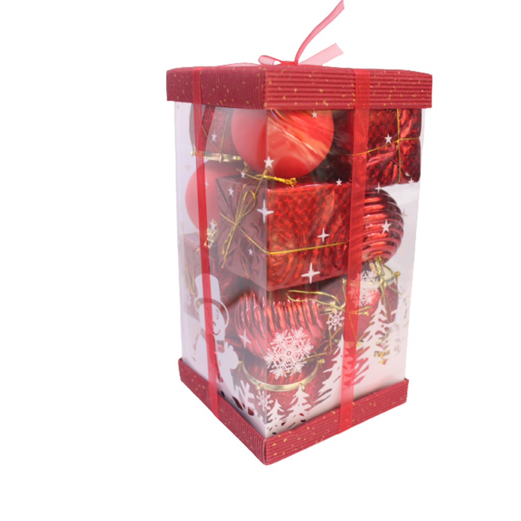 Christmas Tree Decoration Balls (Red)