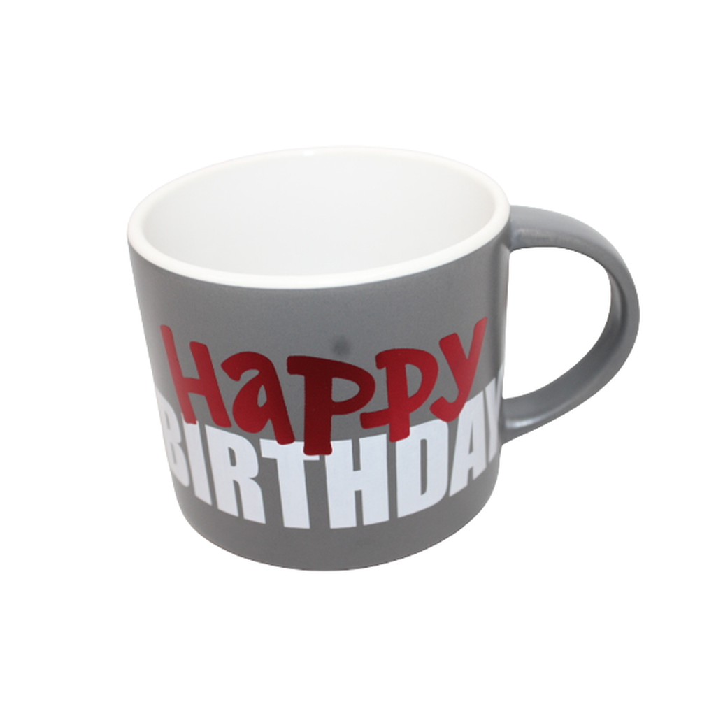 Ceramic Birthday Message Mugs