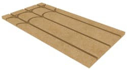 Trefiber trinnlydsplater 24mm, CC200, Ø16/17mm inkl. vende/tilførselspor (1200x600mm/0,72m²)